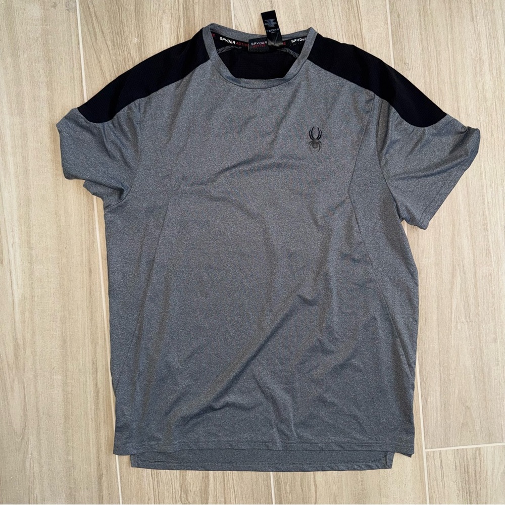 Spyder Gray Activewear Top Large
